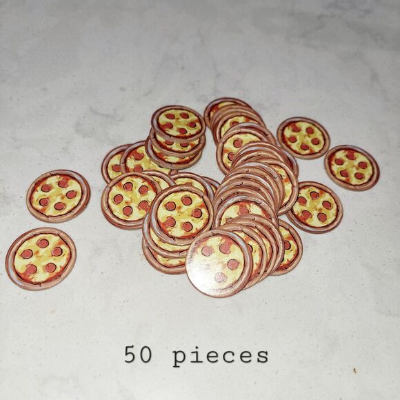 TMNT Monopoly Mutant Mayhem Replacement Movers & Cards & Pizza Pieces - Picture 3 of 9